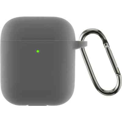 Чохол для навушників Armorstandart Ultrathin Silicone Case With Hook для Apple AirPods 2 Advanced Ash (ARM59677) Вінниця