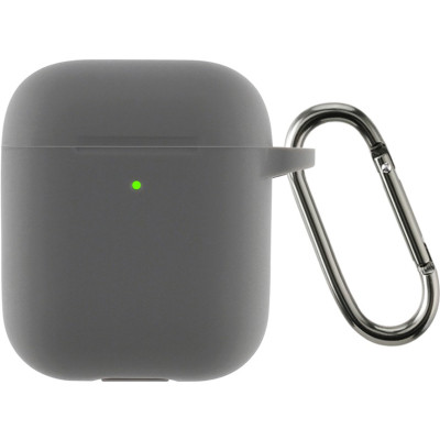 Чохол для навушників Armorstandart Ultrathin Silicone Case With Hook для Apple AirPods 2 Advanced Ash (ARM59677) Вінниця - фото 1