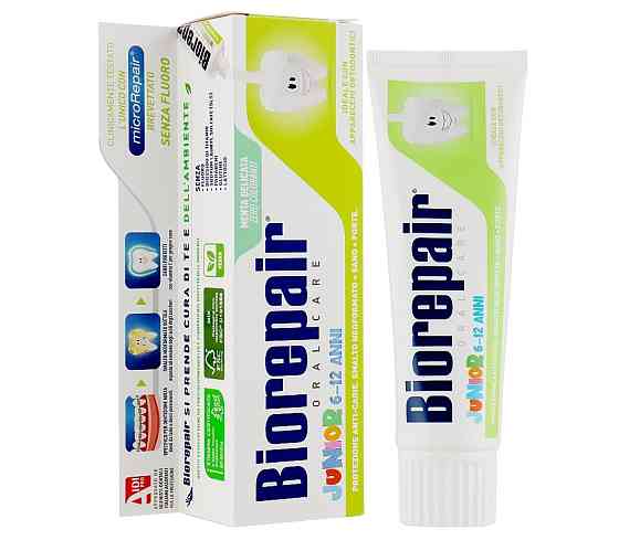 Дитяча зубна паста 6-12 років Junio BioRepair 75 мл Вінниця