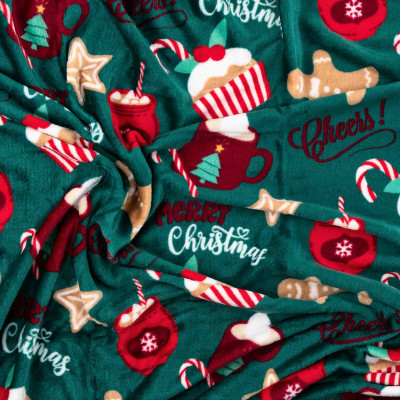 Плед Ardesto Christmas Flannel 100% полиэстер, рождественские вкусности 160х200 см (ART0122PB) Винница - изображение 2