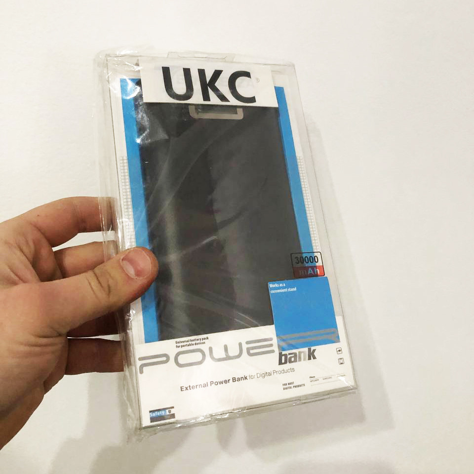 Універсальні павербанки батарея оригінал Power Bank 30000 mAh UKC, Хороший повербанк WQ-666 з ліхтариком Київ - фото 6