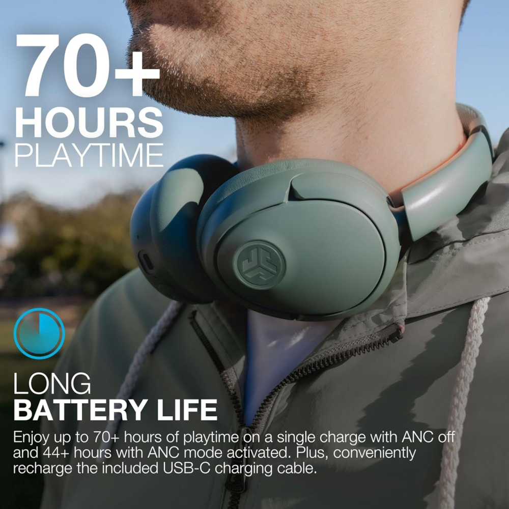 Наушники JLab JBuds LUX ANC Bluetooth 5.3 с активным шумоподавлением Smart ANC, Spatial Audio, Multipoint, 70+ часов автономности Киев - изображение 3