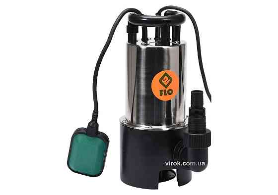 Насос для брудної води FLO мережевий, 1100Вт, 20000 л/год, корпус з нерж. сталі макс. висота- 9м [2] Одеса