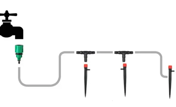 Комплект краплинного поливу Bass Polska 8111 10 м Київ