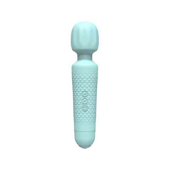 Міні-вібратор мікрофон Every Night Toys Sharon бірюзовий, 10 режимів вібрації Sex Aura Київ