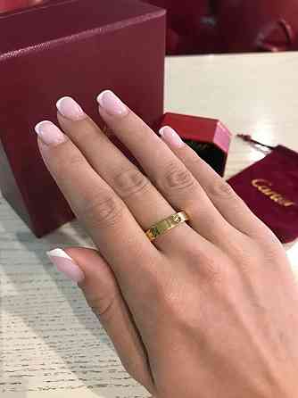 Cartier кільце в лимонному золоті тоненьке Одеса