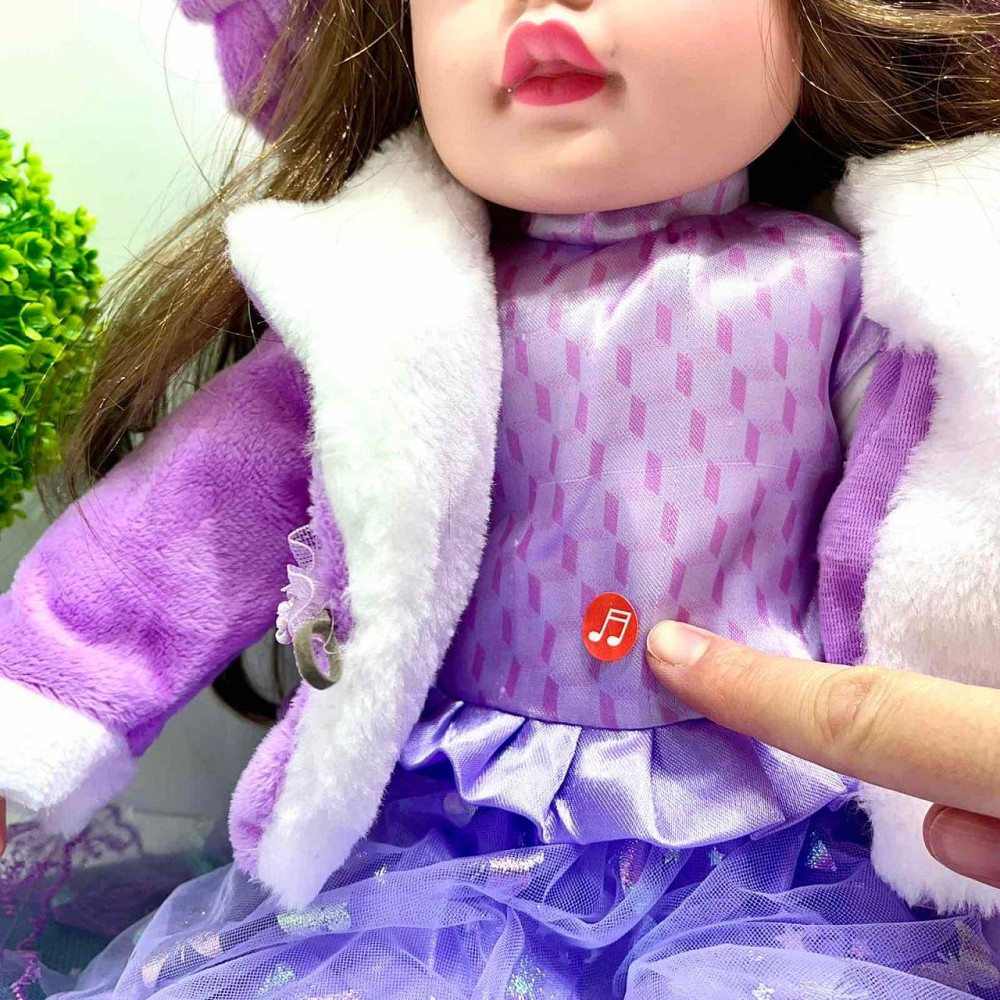 Лялька м'яконабивна Панночка зі звуковими ефектами 15 функцій 120 фраз укр мова 50см Вид 2 (M 5913 I UA) Чернігів - фото 2