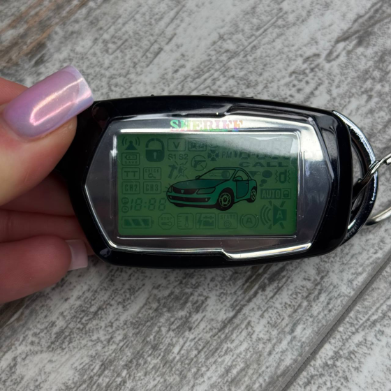 Брелок з ЖК-дисплеєм для сигналізації Sheriff ZX-940, пульт із зворотним зв’язком та індикацією стану Київ