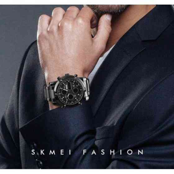 Чоловічий наручний годинник Skmei Molot Limited AllBlack (Чорний) Вінниця