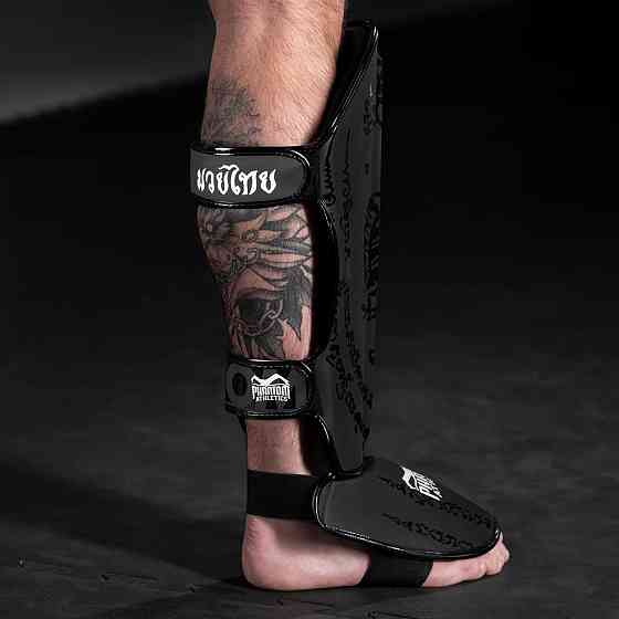 Захист гомілки та стопи Phantom Muay Thai Black L/XL Кам'янське