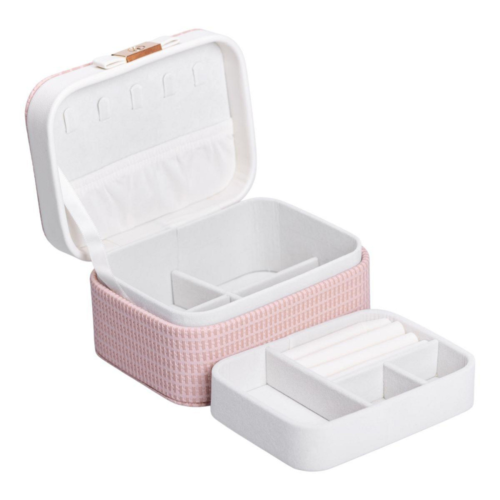 Скринька для прикрас з еко шкіри 15.5×11.5×8.5 ​​органайзер для ювелірних виробів HP-5-37P Київ - фото 3