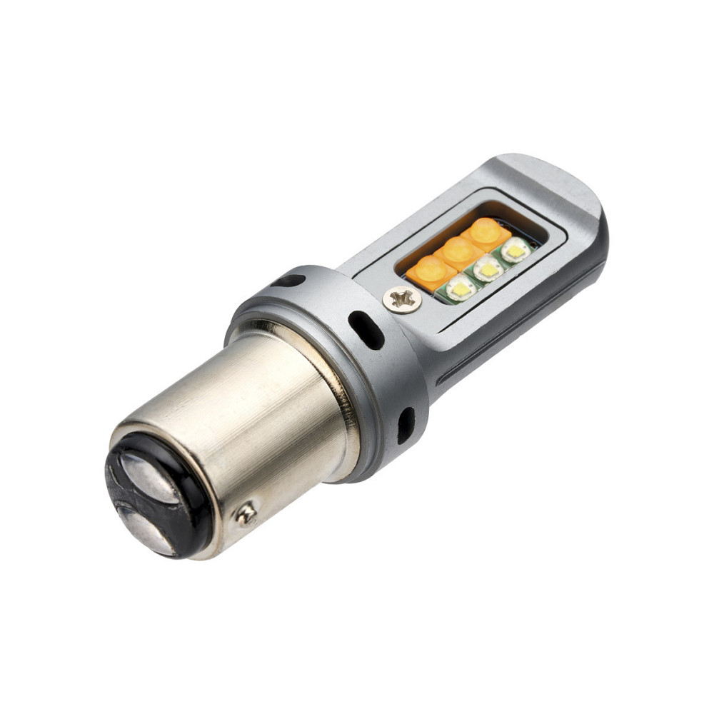 Светодиодная лампа TBS T25/5 12 диодов CREE 12V White+Yellow Харьков - изображение 2