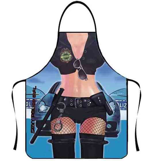 Фартух з приколом жінка поліцейська 70 на 55 см різнобарвний Київ