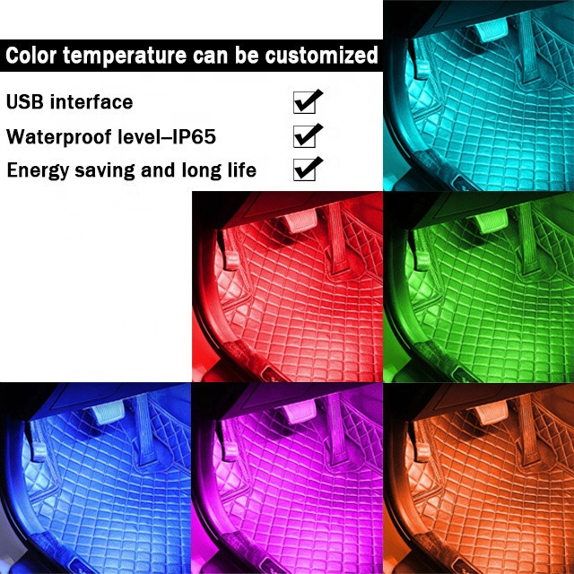 Декоративная RGB подсветка для авто с пультом ДУ Киев - изображение 5