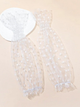 Мітенки весільні білі Київ - фото 2