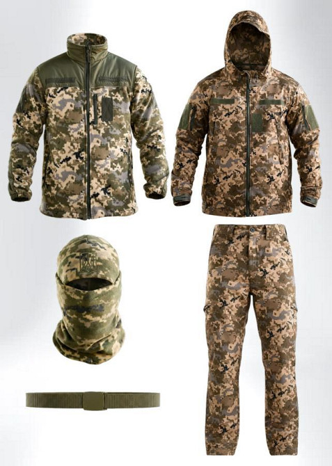 Тактический костюм Softshell 5в1 LUNAR пиксель  ТР6410 Одесса - изображение 1