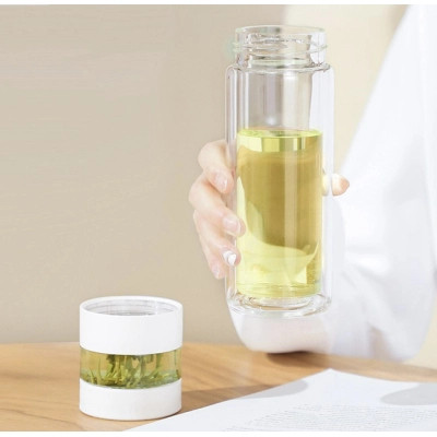 Термос Xiaomi Quange Intelligent Tea Separator Cup White (H8134) Вінниця - фото 6