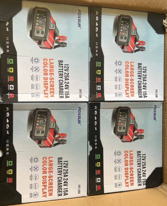 Импульсное зарядное устройство FOXSUR 12V 25А 24V 15A с функцией Бустер. Харьков - изображение 2