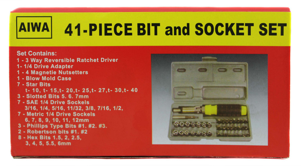Набір інструментів викрутка + біти + головки / AIWA малий Дніпро - фото 2