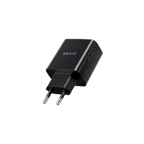 Зарядний пристрій мережевий USB/Type-C 20W чорний Havit HV-UC111 Житомир - фото 5