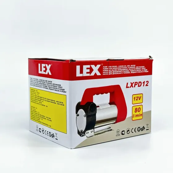 Електрична паливна помпа LEX 12V з фільтром для системи подачі пального для авто і спецтехніки електричний Львів