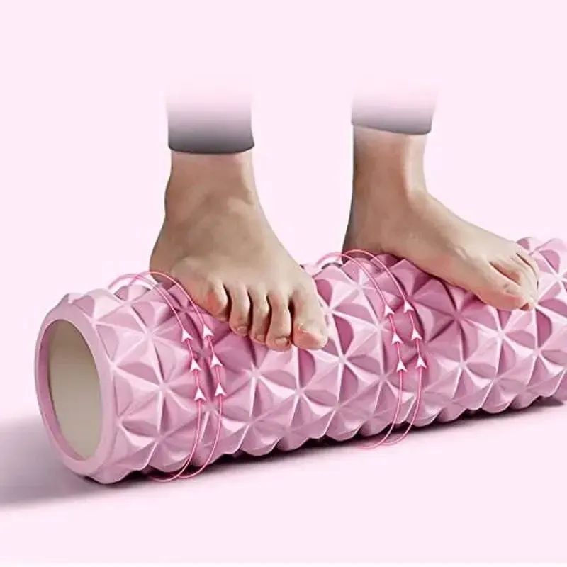 Масажний валик Роллер WCG K2(p) рожевий Блоки та ролики для йоги Київ - фото 5