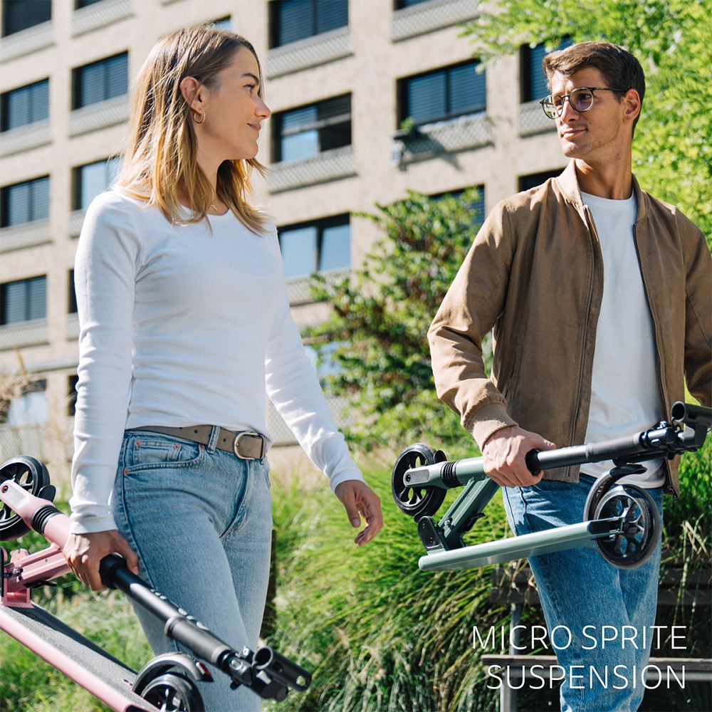 Самокат Micro складаний серії Sprite Suspension – Рожевий Дніпро - фото 10