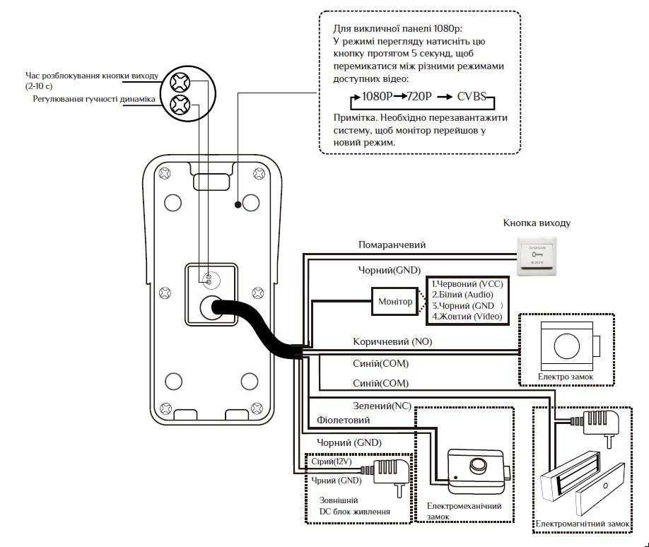 Панель домофона SEVEN CP-7507 FHD silver Київ - фото 9