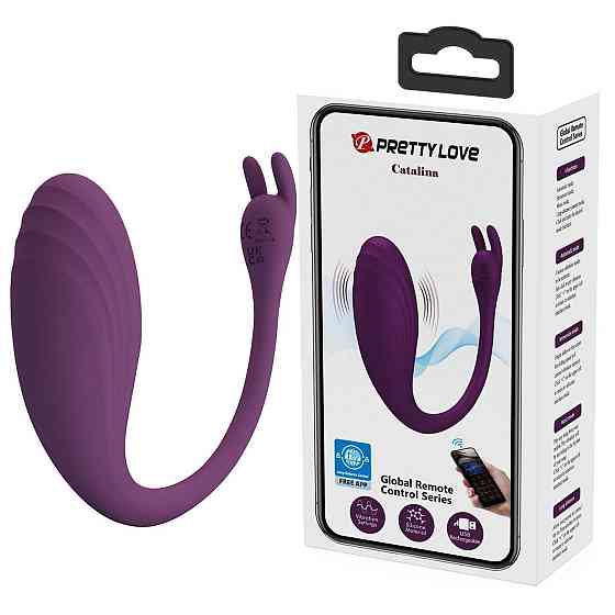 Вібратор PRETTY LOVE Catalina, 12 vibration functions Mobile APP Long-distance Control Sex Aura Київ