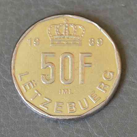 Люксембург 50 франків 1989 рік (АЗ) Полтава