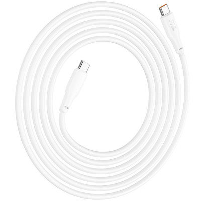 Дата кабель USB-C to USB-C 1.0m 100W TPE X93 white HOCO (6931474790712) Винница - изображение 1