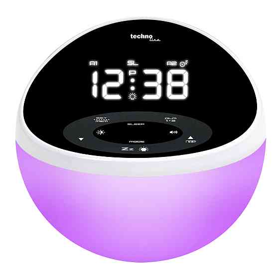 Часы настольные с радио Technoline WT500 Black/White (WT500) Винница