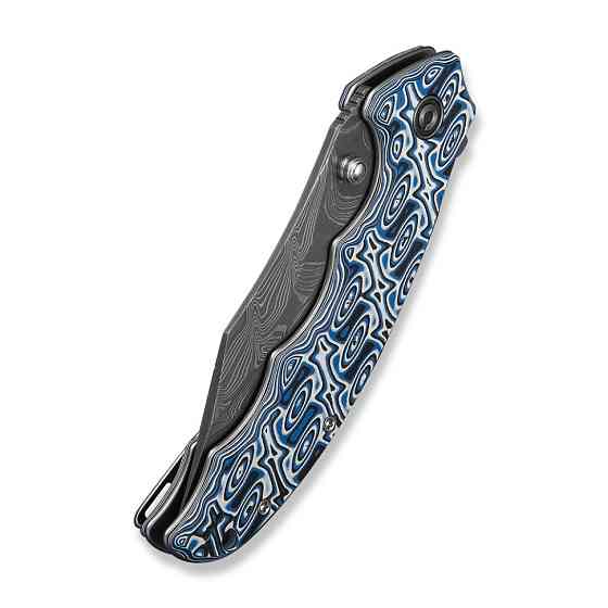 Нож складной туристический Civivi Pentad (8.8 см) Damascus / Micarta синий/белый Киев
