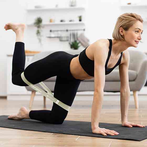 Набор резинок для фитнеса Gymtek 0,5-30кг серый Киев