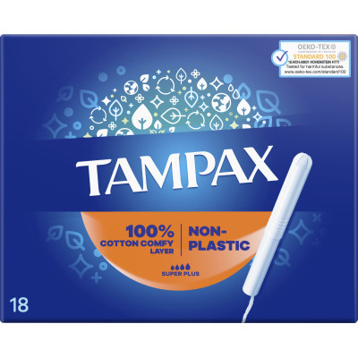 Тампоны Tampax Super Plus с аппликатором 18 шт. (8006540716670) Винница - изображение 2