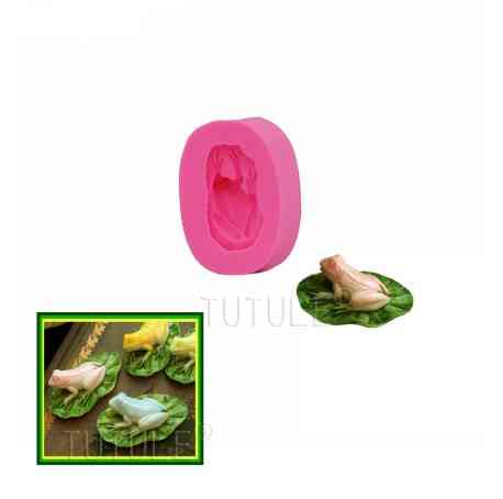 Силиконовая форма Лягушка 23 на 31 мм розовый Киев