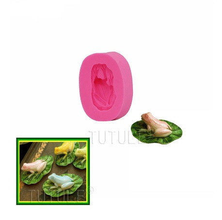 Силиконовая форма Лягушка 23 на 31 мм розовый Киев - изображение 3