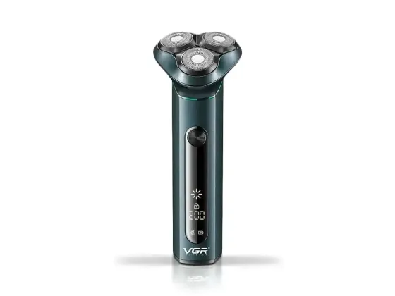 Аккумуляторная Электробритва VGR V-310 200 минут работы, 3 лезвия, LED-дисплей,аккмулятор 700мАч,USB Киев