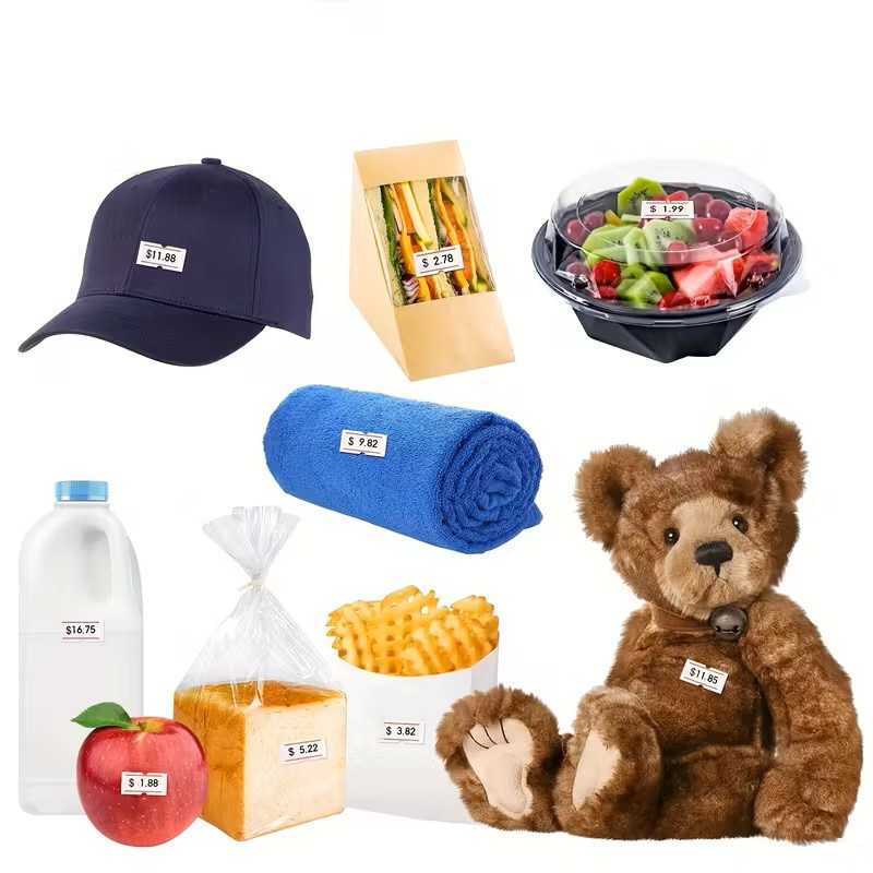 Самоклейні ценники 10 рулонів по 500 шт, 23x16 мм Київ - фото 2