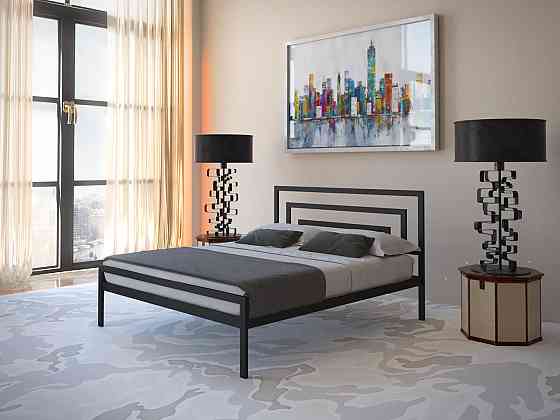 Односпальне металеве ліжко Вереск міні від ТМ Теnero 90х190, Щит ДВП, 1 ящик Харків