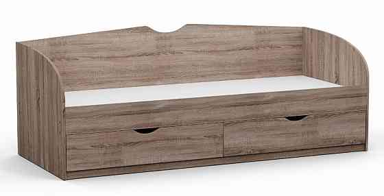 Ліжко односпальне L-10, Дуб Сонома Трюфель, 2030х934х766 Львів