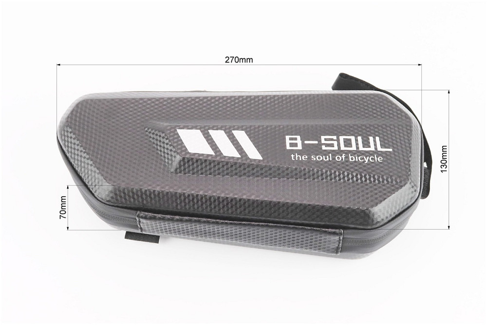 Сумка під раму (жорсткий чохол), кріпл. на липучці, "карбон" Київ - фото 4