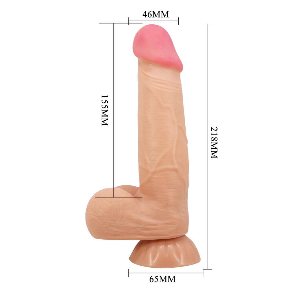 Фалоімітатор - Pretty Love Sliding Skin 8.5" Flesh Sex Aura Київ - фото 7