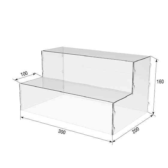 Товарна горка EKOSTAR на 2 сходи 300x200x160 Київ