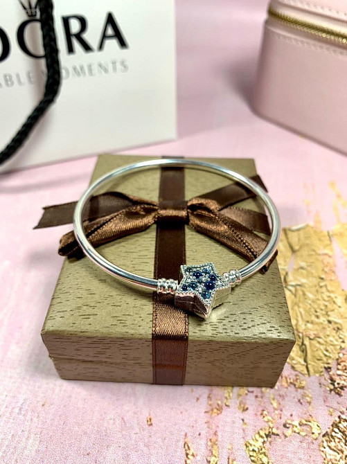 Срібний браслет для намистин Пандора"Блискучі зірки" 597534NCBMX MasterSem Київ - фото 4