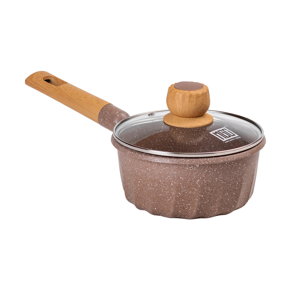 Сотейник з антипригарним покриттям 2,9 л з товстим дном Ø 18 см MGC HP-4-431CO Коломия - фото 1