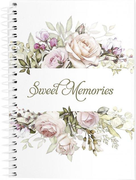 Блокнот В6/96 арк. "Аркуш""Квіти" # бічна спіраль, м'яка обкл, 1В2230, шт Київ - фото 1