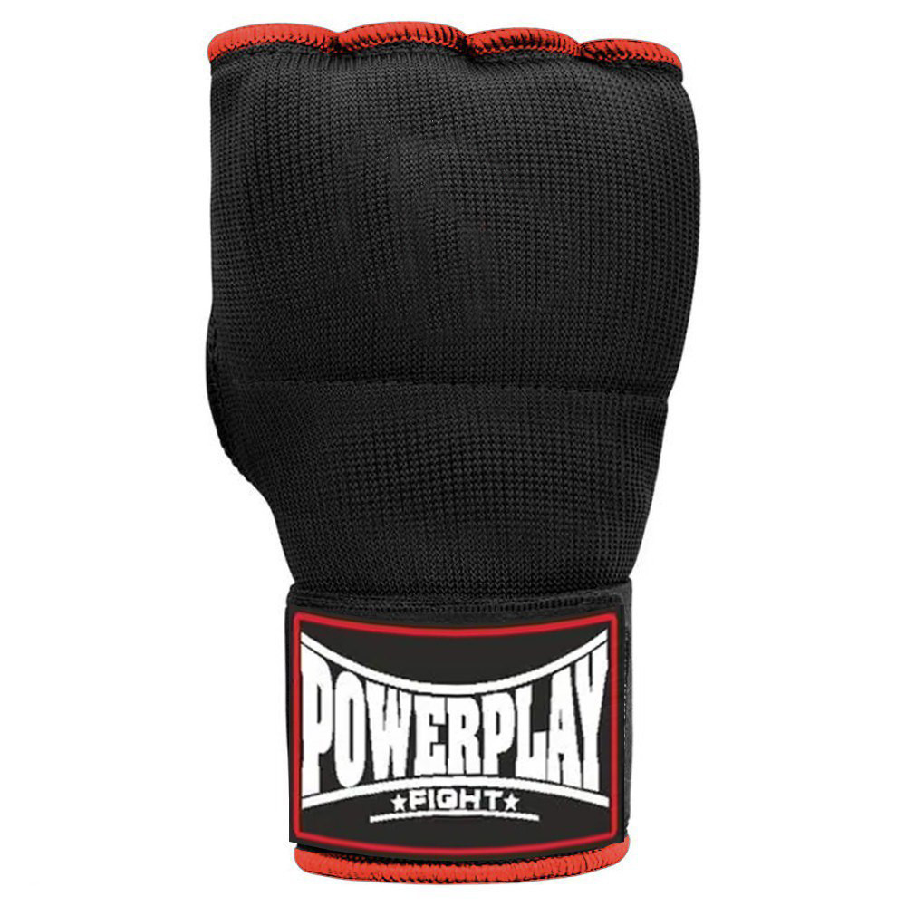 Бинти-рукавиці PowerPlay 3096 з гелевими подушечками Чорні L Кам'янське - фото 3
