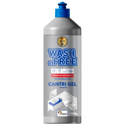 Рідина для чищення ванн Wash&amp;Free Cantri Gel Universal 1 кг (4823128001546) Вінниця - фото 1