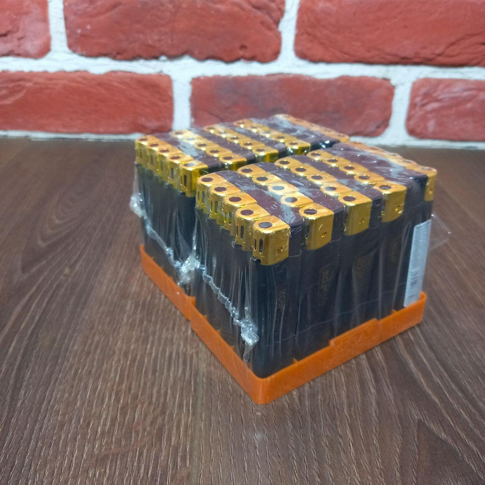 Зажигалка прорезиненная черная уп/50шт Фокс Харьков - изображение 4